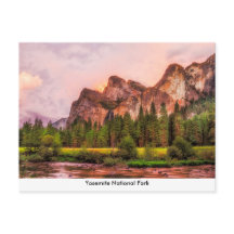 Tarjeta postal del Parque Nacional Yosemite