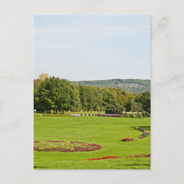 Tarjeta postal del parque Rheinaue (Anverso)
