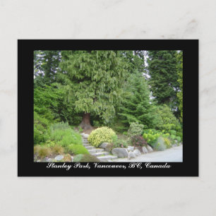 Tarjeta postal del Parque Stanley, Vancouver, BC