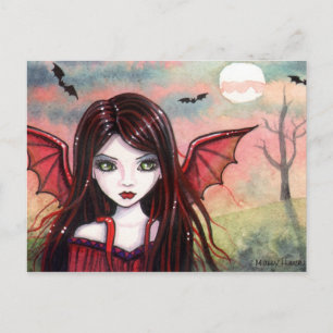 Tarjeta Postal del Pequeño Vampiro por Molly Harri
