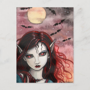 Tarjeta Postal del Pequeño Vampiro por Molly Harri