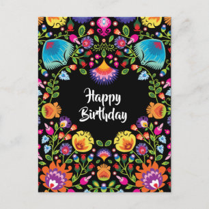 Tarjeta postal del personalizable de cumpleaños fe