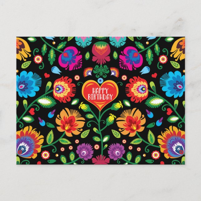 😍 tarjeta postal del personalizable Feliz Cumplea (Anverso)