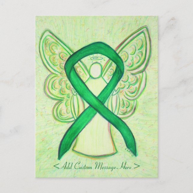 Tarjeta postal del Personalizado Angel de la Cinta (Anverso)