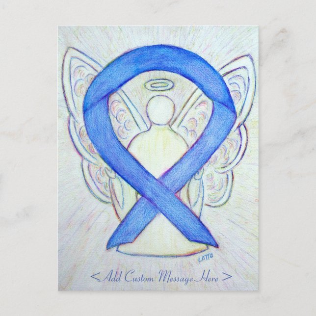 Tarjeta postal del Personalizado Angel de la cinta (Anverso)