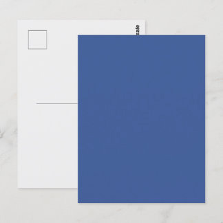 Tarjeta postal del Personalizado azul corporativo