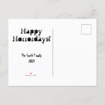 Tarjeta postal del Personalizado de los Navidades 