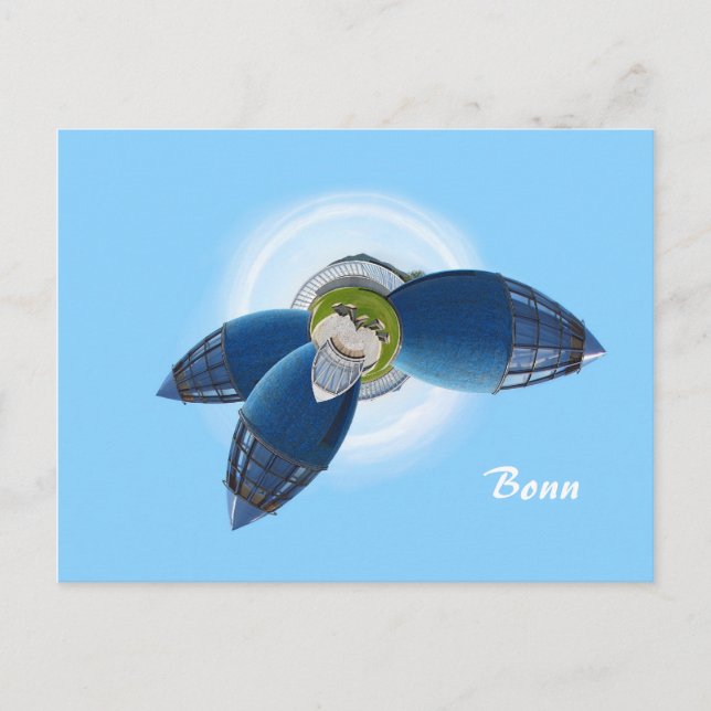 Tarjeta postal del planeta Bonn (Anverso)