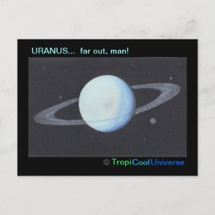 Tarjeta postal del planeta URANO