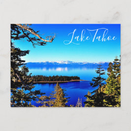 TARJETA POSTAL DEL PRECIOSO LAGO TAHOE
