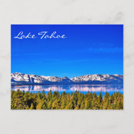TARJETA POSTAL DEL PRECIOSO LAGO TAHOE