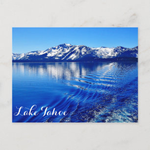 TARJETA POSTAL DEL PRECIOSO LAGO TAHOE