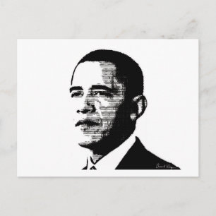 Tarjeta postal del presidente Obama