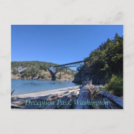 Tarjeta postal del puente de paso de decepción