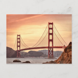 Tarjeta postal del puente de suspensión