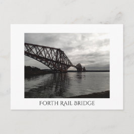 Tarjeta postal del puente ferroviario de Forth