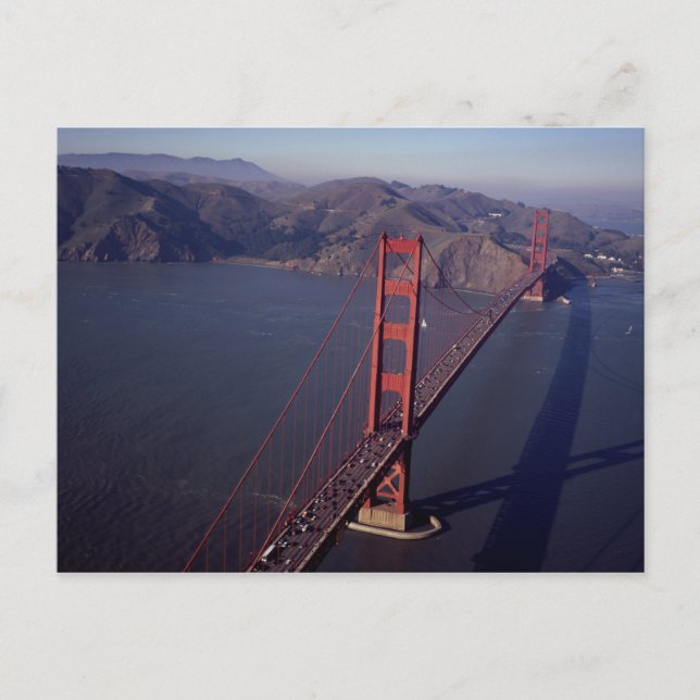 Tarjeta Postal del Puente Golden Gate (Anverso)