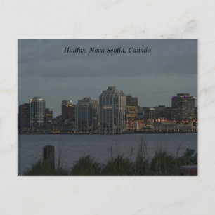 Tarjeta postal del puerto de Halifax