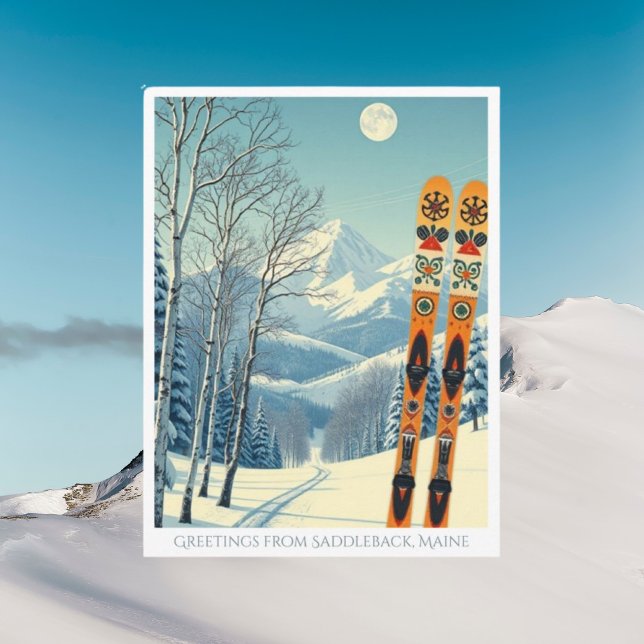 Tarjeta postal del resort de esquí de Saddleback M (Subido por el creador)
