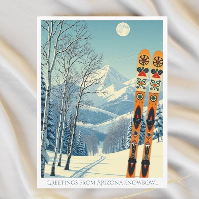 Tarjeta postal del resort de esquí Snowbowl Arizon (Subido por el creador)