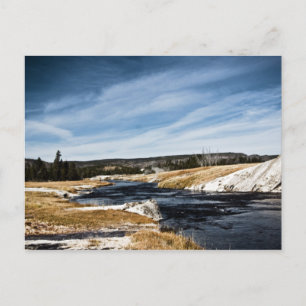 Tarjeta postal del río Firehole