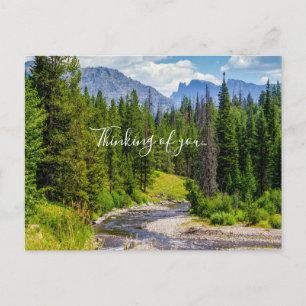 Tarjeta Postal del Río North Fork Shoshone Recordá