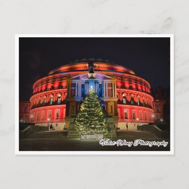 Tarjeta postal del Royal Albert Hall (Anverso)