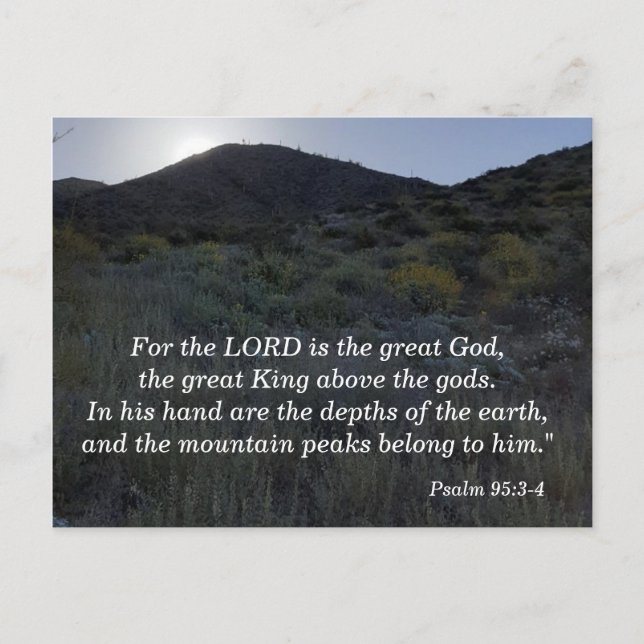 Tarjeta postal del Señor del suroeste es genial Sa (Anverso)