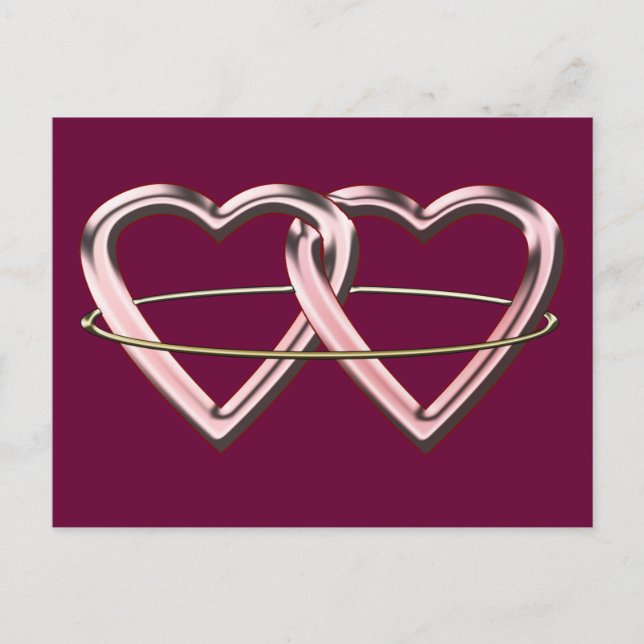 Tarjeta postal del símbolo de matrimonio pagano (Anverso)