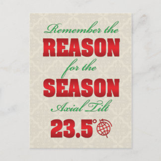 Tarjeta postal del solsticio de invierno por la ra