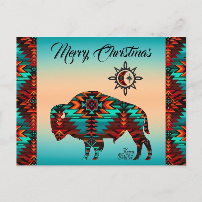 Tarjeta postal del suroeste de Búfalo (Anverso)