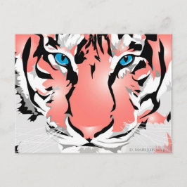 TARJETA POSTAL DEL TIGRE DE LA PAZ