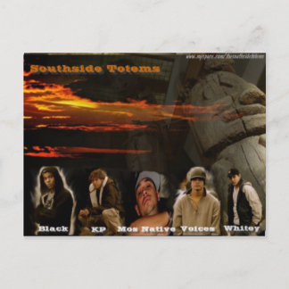 Tarjeta postal del tótem del sur