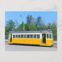Tarjeta postal del tranvía de Lisboa Portugal 1964