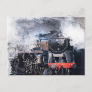 Tarjeta postal del tren de vapor North Norfolk Rai