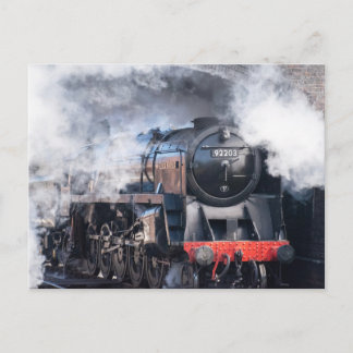 Tarjeta postal del tren de vapor North Norfolk Rai