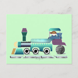 Tarjeta postal del tren Toot Toot