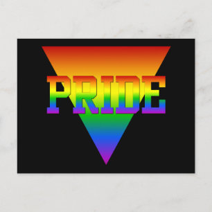 Tarjeta postal del triángulo del orgullo, personal