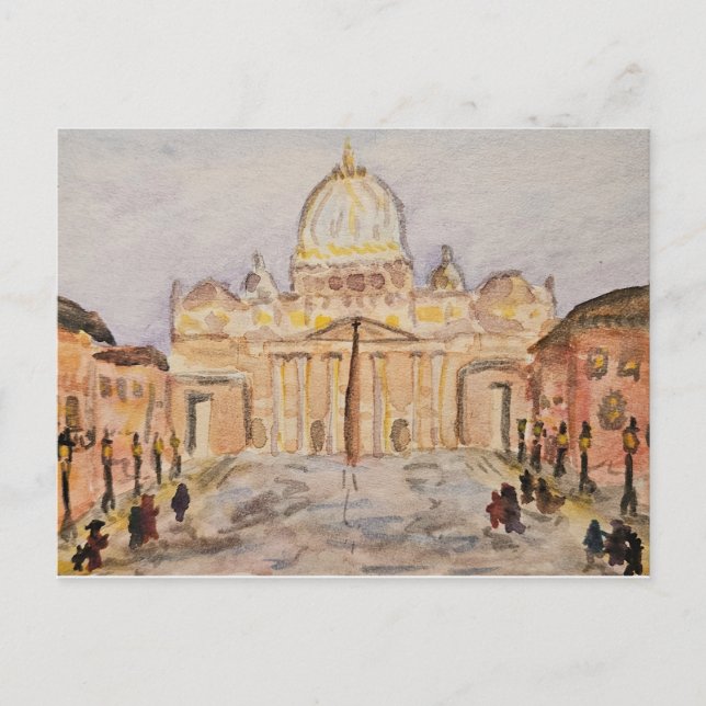 Tarjeta postal del Vaticano (Anverso)
