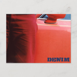 Tarjeta postal Denim Series 09 Red Jeans