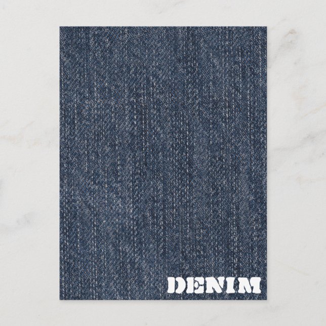 Tarjeta postal Denim Series 10 Denim (Anverso)