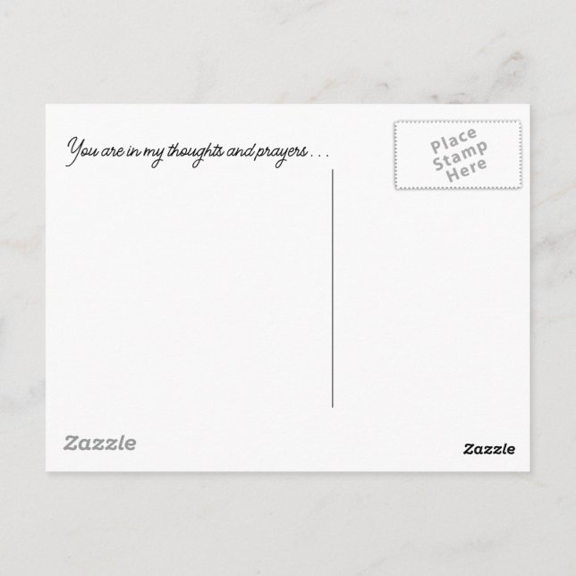 Tarjeta Postal Desde el Corazón (Reverso)