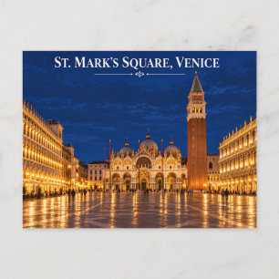 Tarjeta postal diurna de los canales de Venecia
