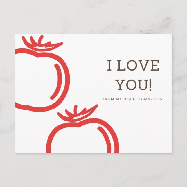 Tarjeta postal divertida ilustrada (Anverso)