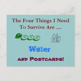 Tarjeta postal divertida: necesita postales para s