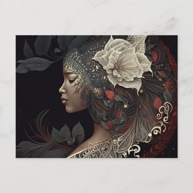 TARJETA POSTAL DIVINA FEMINININA #2 (Anverso)