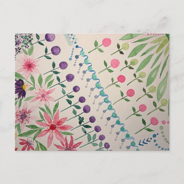 Tarjeta postal Doodle de Jill  (Anverso)