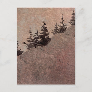 Tarjeta postal "Dusk #2" para rutas rurales