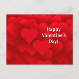 Tarjeta postal El día de San Valentín de muchos co