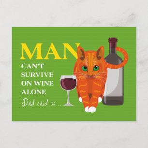 Tarjeta postal 'El hombre no puede sobrevivir solo